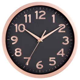 AKCISOT 10Inch Wall Clock  （Rose Gold）