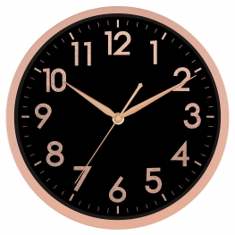 AKCISOT 12 Inch Wall Clock（Rose Gold ）