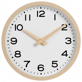 AKCISOT 10 Inch Wall Clock（Wood Grain）